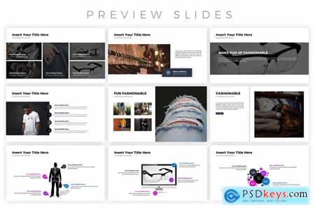 Simple Fashionable PowerPoint Template