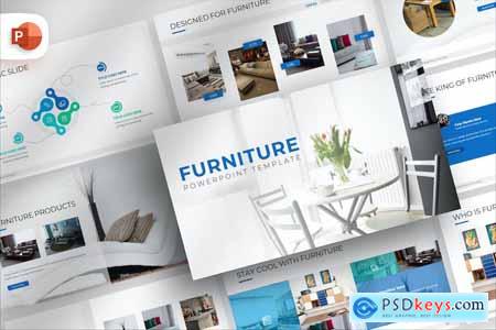 Clean Minimalist Furniture PowerPoint Template