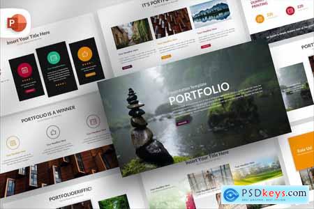 Portfolio Layout PowerPoint Template