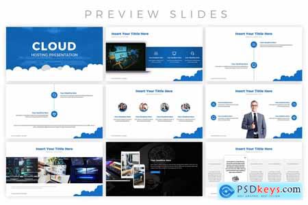 Cloud Hosting PowerPoint Template