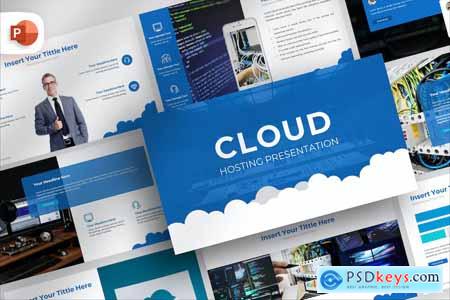 Cloud Hosting PowerPoint Template