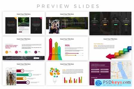 Portfolio Layout PowerPoint Template