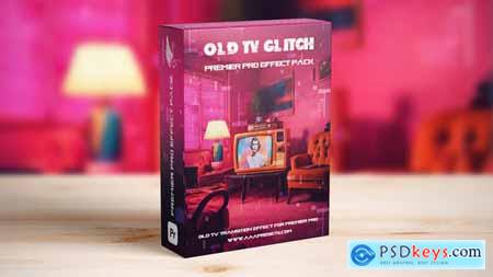 VHS Old TV Glitch Effect Transitions for Premiere Pro 48950488