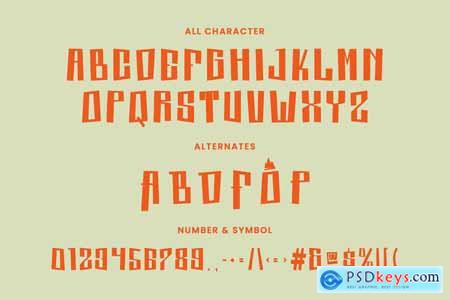 Aplicia Summer Display Typeface