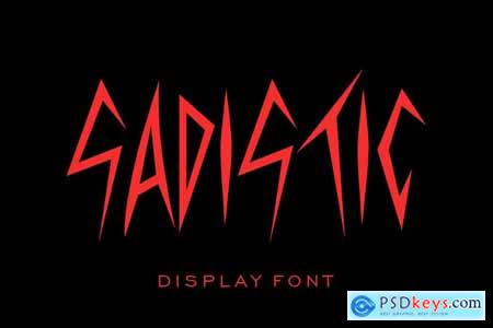 TF Sadictic - Display Font