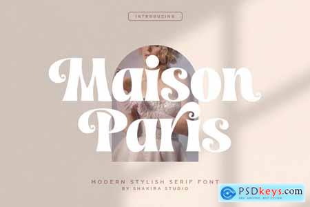 Maison Paris - Modern Stylish Font