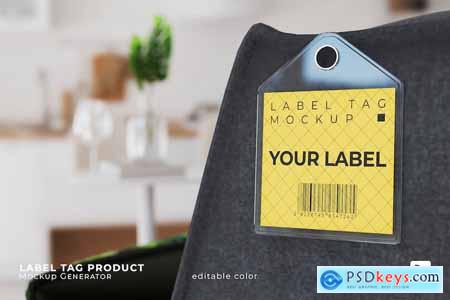 Label Tag Product Mockup