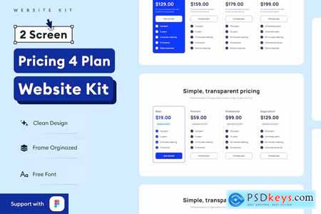 Pricing Plan Website