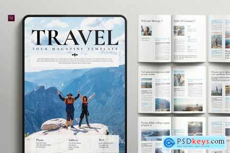 Travel Magazine Template JBYWNDK
