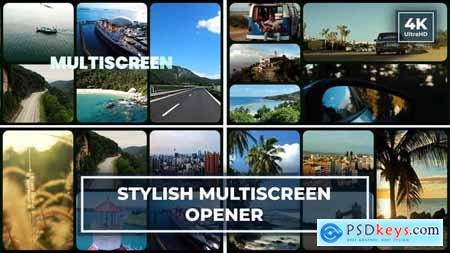 Charming Multiscreen Opener Split Screen Gallery Intro Typography Slideshow 49001797