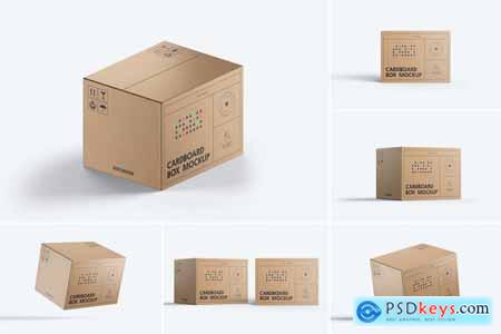 Cardboard Box Mockup