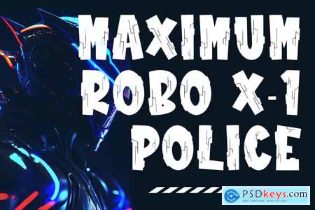 Robo City Mecha Display Font