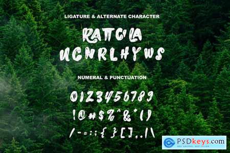 Ratth Cilay Brush Font
