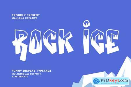 Rock Ice Funny Display Typeface