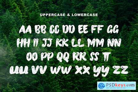 Ratth Cilay Brush Font