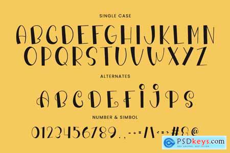 Summera Places Summer Display Font