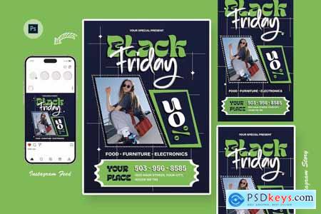 Kickoff Black Friday Flyer Template