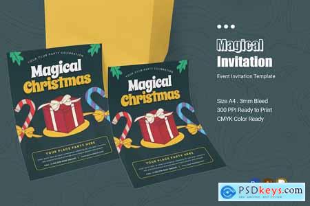 Magical Christmas Event Invitation