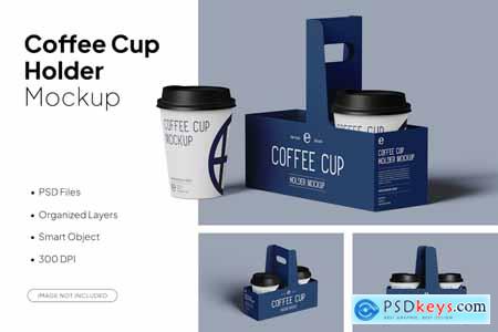 Coffee Cup Holder Mockup