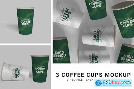 Coffee Cups Mock Up