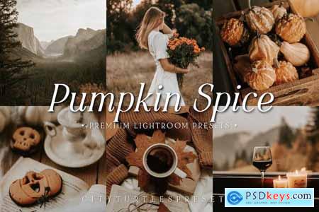 Pumpkin Spice Latte Lightroom Presets