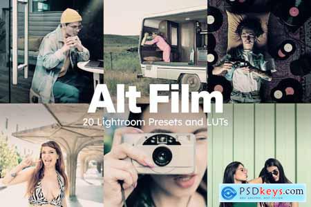 20 Alt Film Lightroom Presets & LUTs