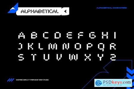 Mantrex - Futuristic Display Typeface