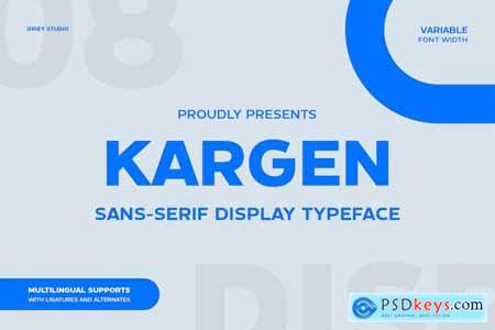 Kargen - Sans Serif Display Typeface