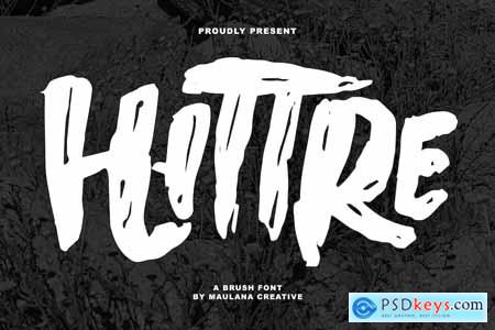 Hittre Brush Font