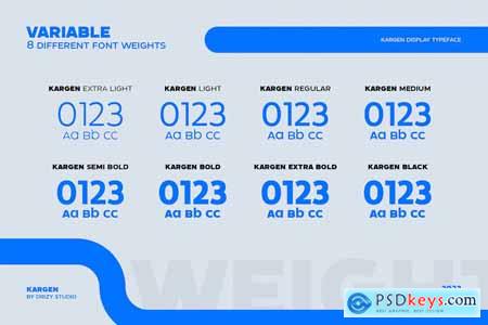 Kargen - Sans Serif Display Typeface