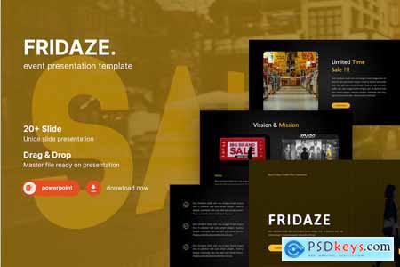 Fridaze  Event Sales Powerpoint Template