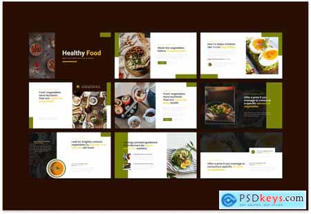 Healthy Food  beverage & food Powerpoint Template