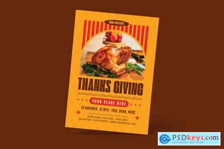 Thanksgiving Party Flyer BLSUW6G