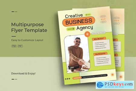 Creative Business Agency A4 Flyer Design Template