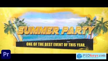 Summer Event Beach Tropical Party Opener 48997544