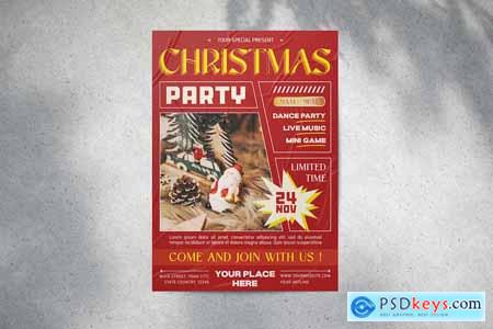 Christmas Party Flyer 7WN7X9G