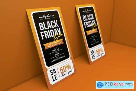 Black Friday Ticket Invitation