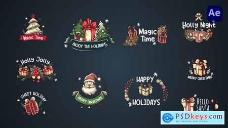 New Year Christmas titles [After Effects] 49267521