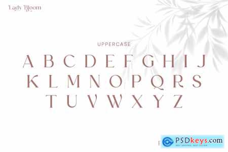 Lady Bloom Serif Font