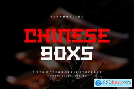 Chinese Boxs - Font