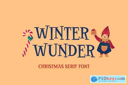 Winter Wunder - Christmas Serif Font