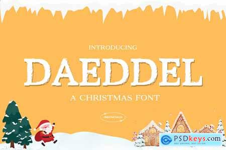 Daeddel Christmas Font