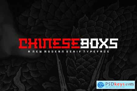 Chinese Boxs - Font