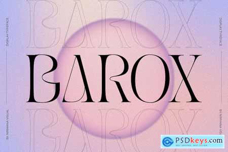 Barox - Modern Font