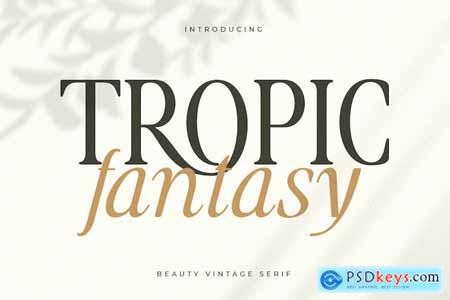 Tropic Fantasy - Beauty Vintage Serif