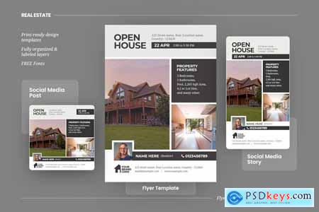Real Estate Open House Template Designs