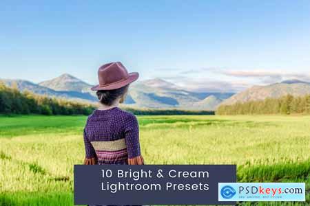 10 Bright & Cream Lightroom Presets