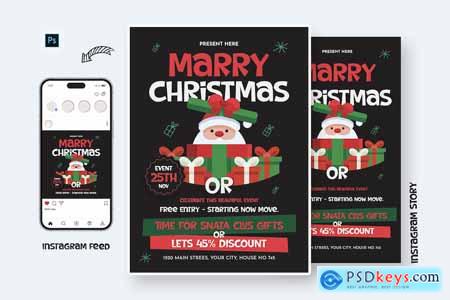 Charlie Christmas Day Flyer Template