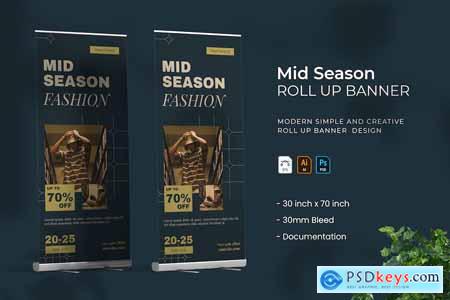Mid Season Fashion - Roll Up Banner