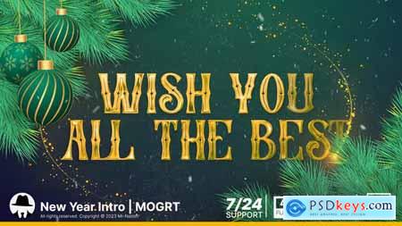 New Year Intro Opener MOGRT 49374393
